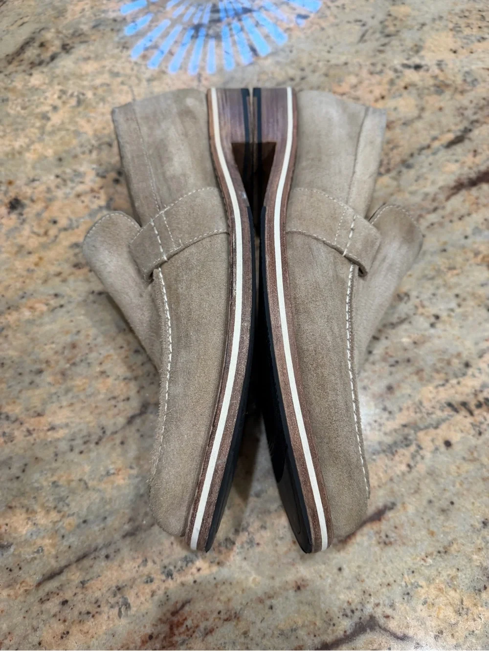 Men's Helm Suede Penny Loafers in Taupe - Casual Dress Slip-Ons Size 12